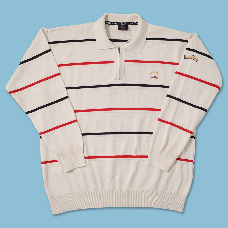 Vintage Paul Shark Q-Zip Sweater XXLarge 