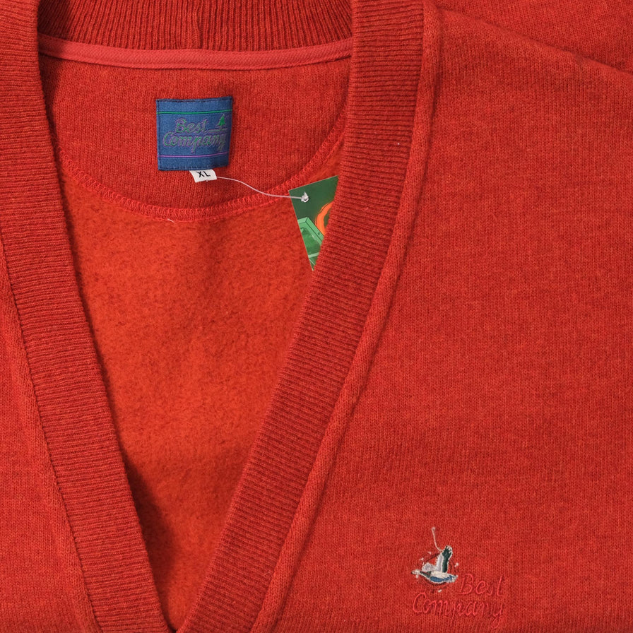 Vintage Best Company Knit Vest XLarge 