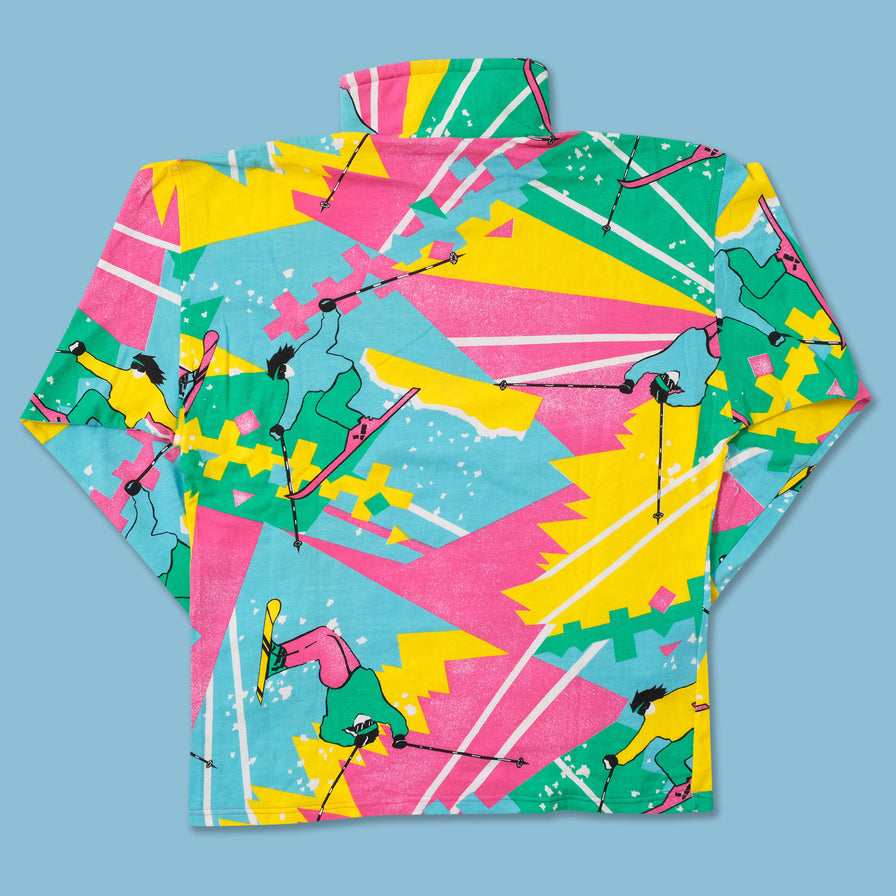 Vintage Women's Skiing Longsleeve Medium 