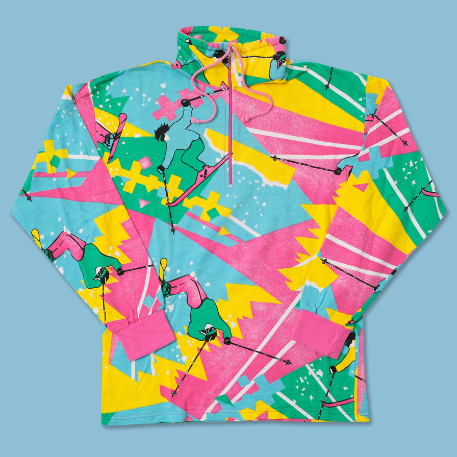 Vintage Women's Skiing Longsleeve Medium 