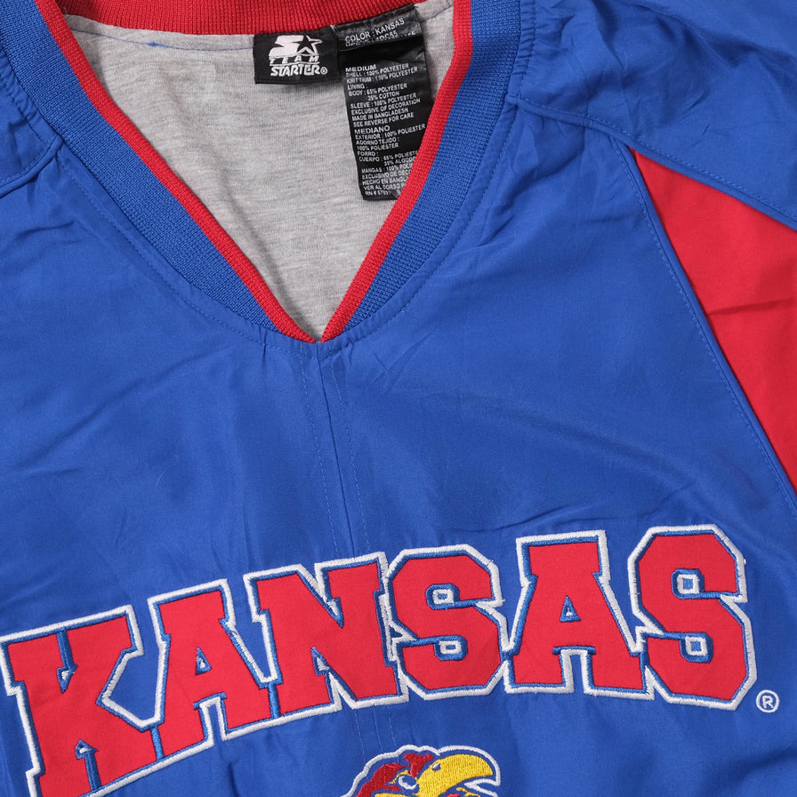 Vintage Starter Kansas Jayhawks Windbreaker Large 
