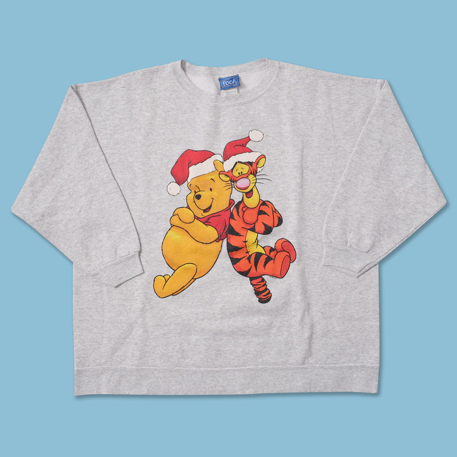 Vintage Pooh Christmas Sweater XXLarge 