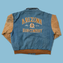 Vintage Arizona Denim Varsity Jacket XLarge 