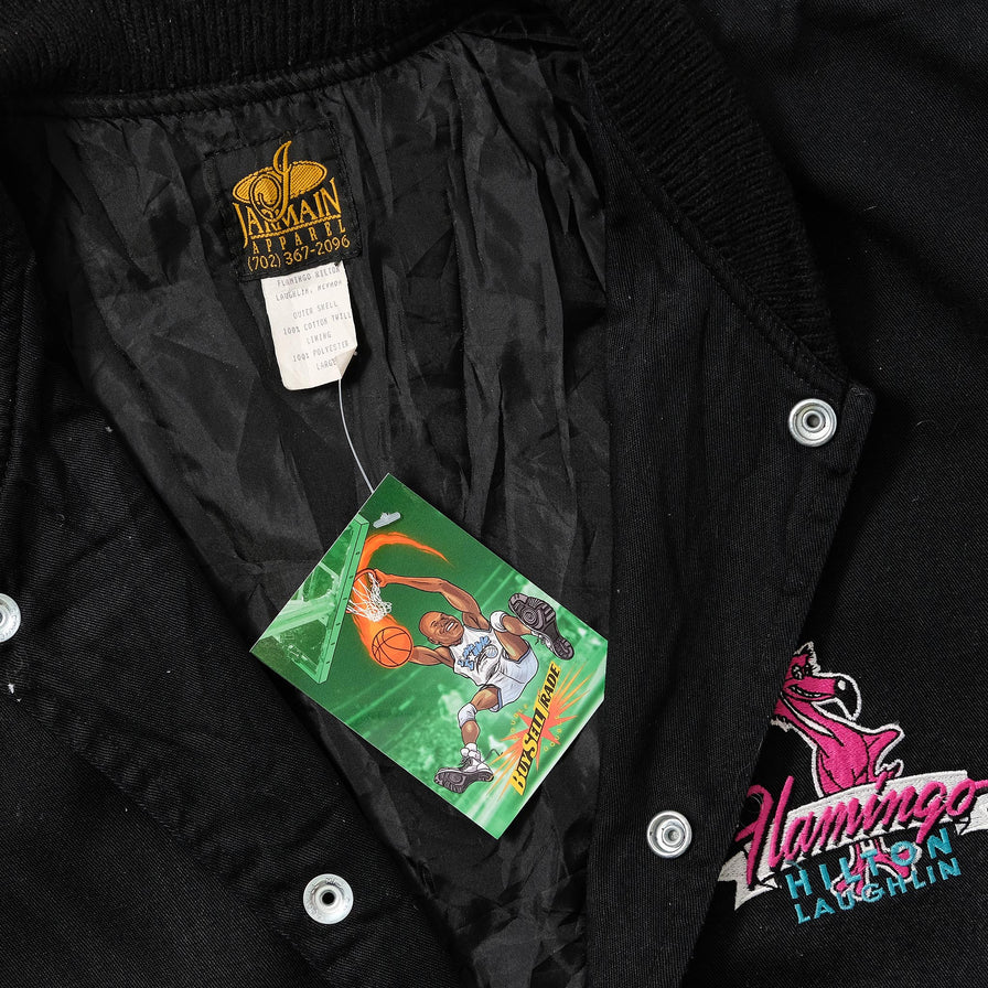 Vintage Flamingo Hilton Varsity Jacket Large 