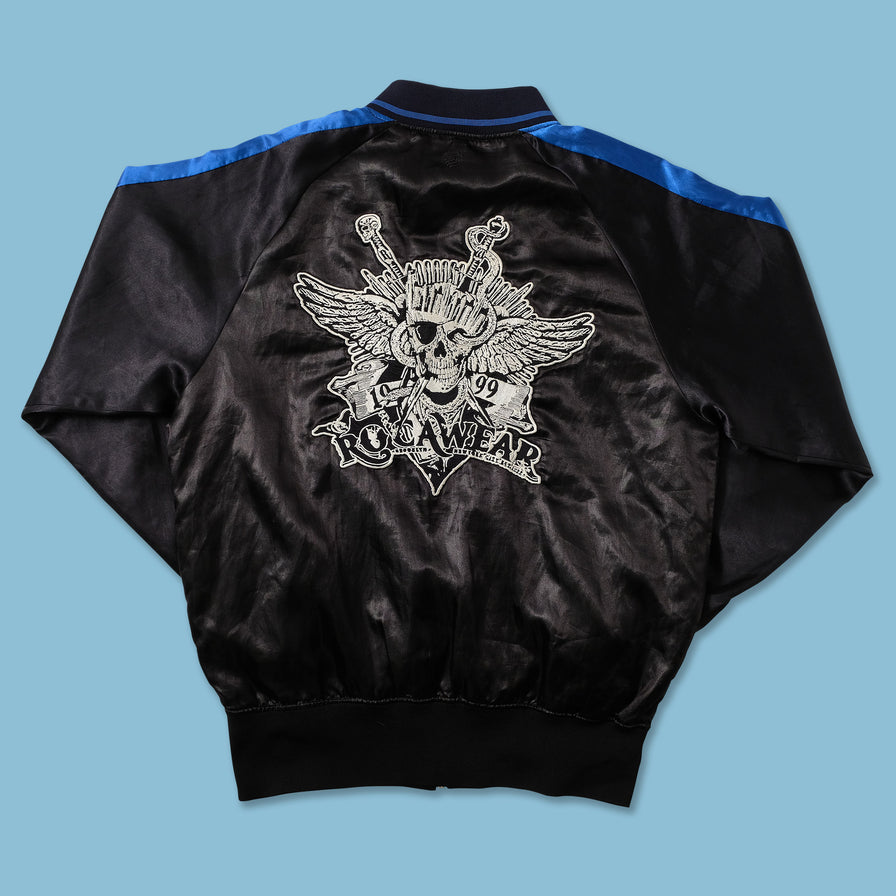 Y2K Rocawear Satin Bomber Jacket Large 