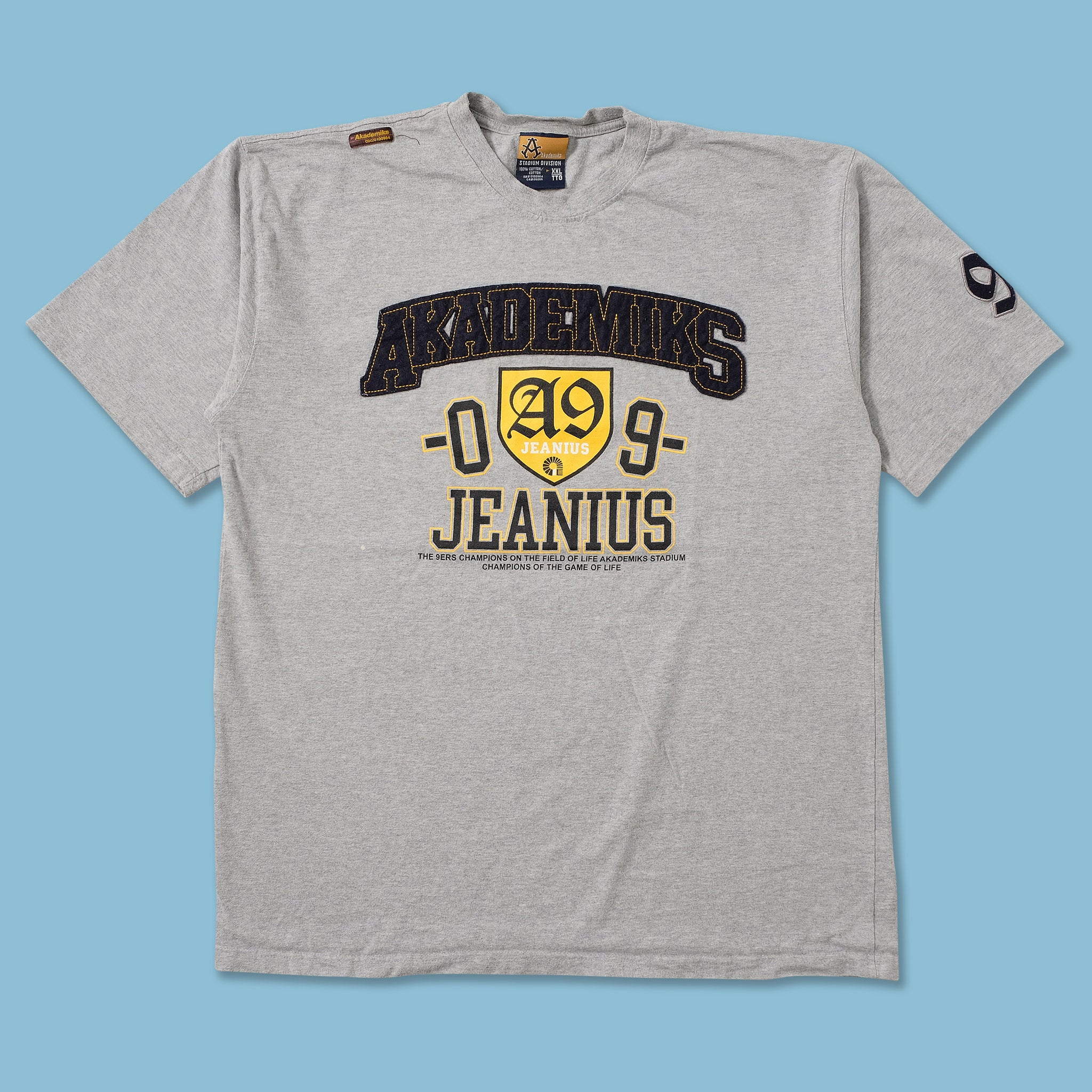 Y2K Akademiks T-Shirt Large | Double Double Vintage