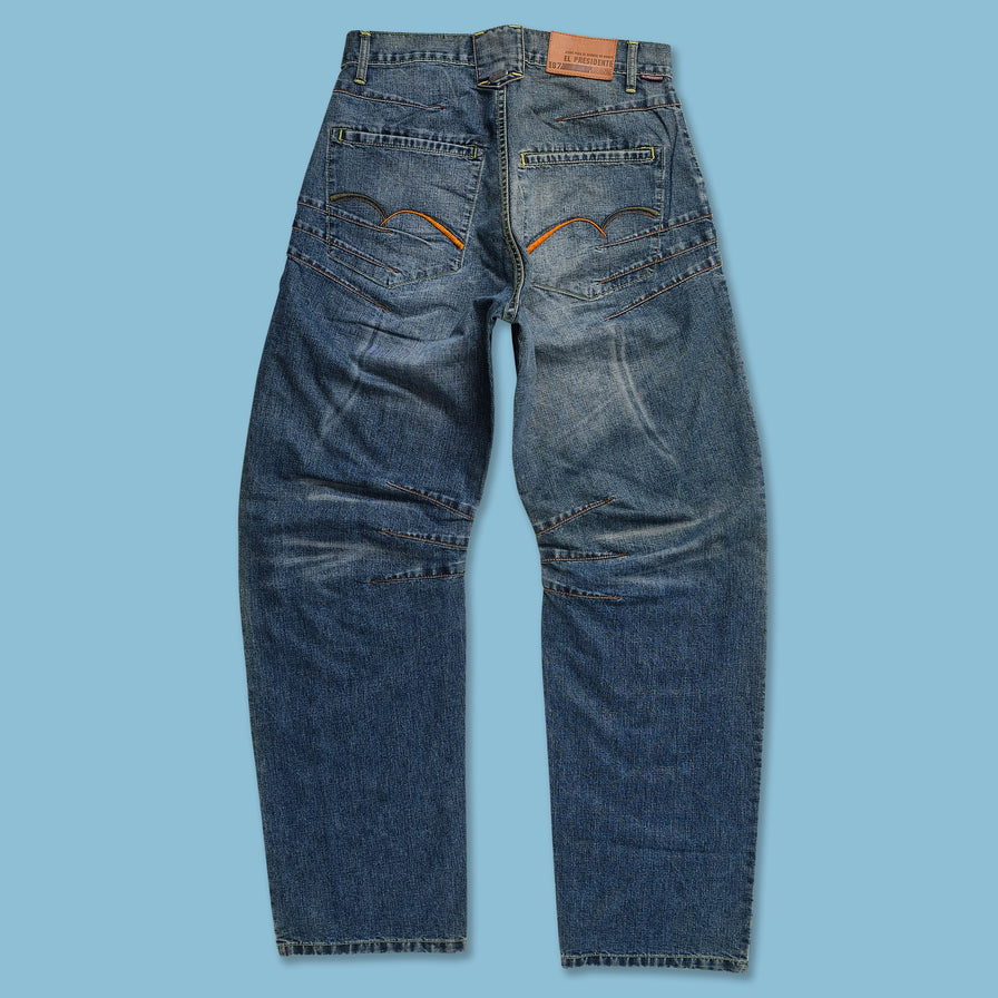 Y2K El Presidente Denim Pants 32x32 
