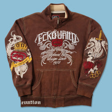 Y2K Ecko Unltd. Zip Sweater Large 