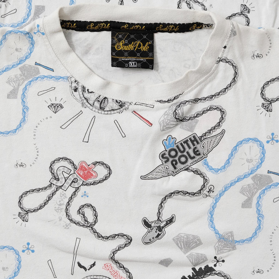 Y2K Southpole T-Shirt XLarge 