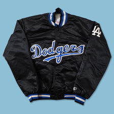 Vintage Starter Los Angeles Dodgers Satin Bomber Jacket Small 