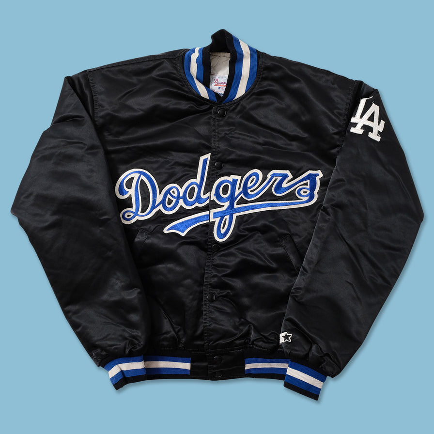 Vintage Starter Los Angeles Dodgers Satin Bomber Jacket Small 