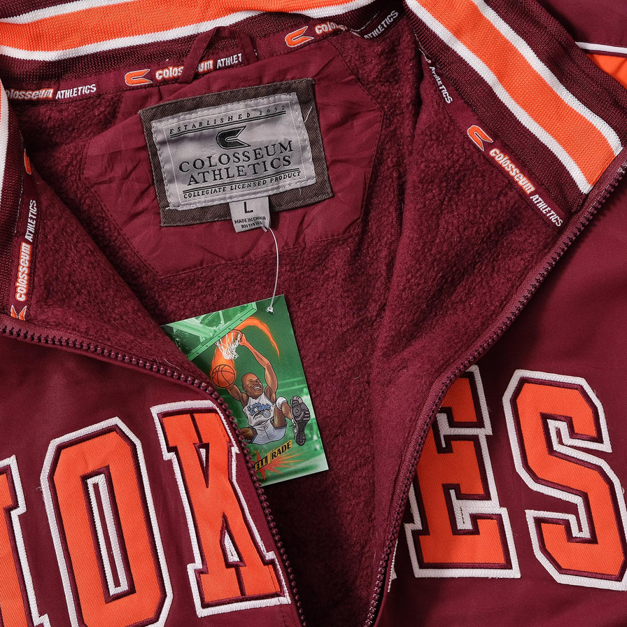 Vintage Virginia Tech Hokies Light Jacket Large 