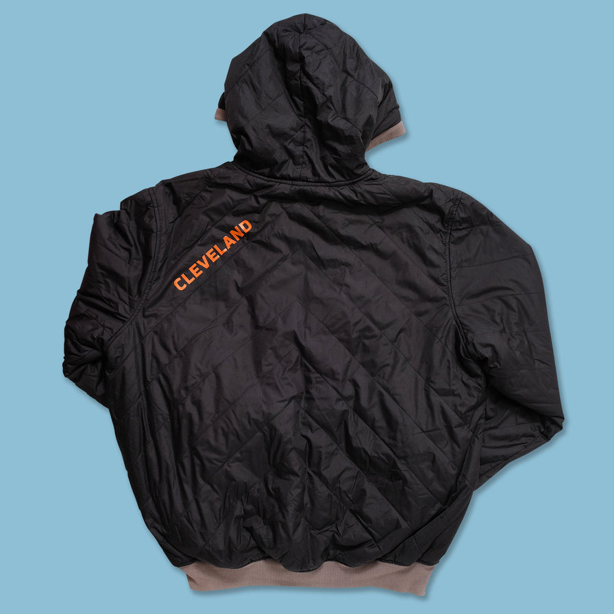 Vintage Cleveland Browns Padded Jacket Large 