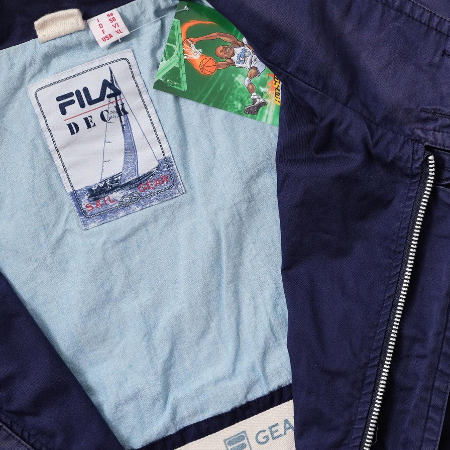 Vintage Fila Light Sailing Jacket XLarge 