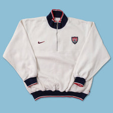 Vinntage Nike USA Soccer Q-Zip Sweater Medium 