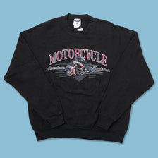 Vintage Motorcycle Sweater Medium - Double Double Vintage