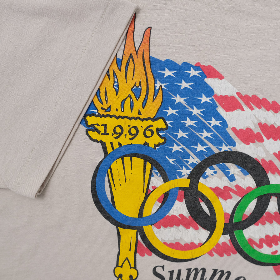 Vintage 1996 Summer Olympics T-Shirt XLarge - Double Double Vintage