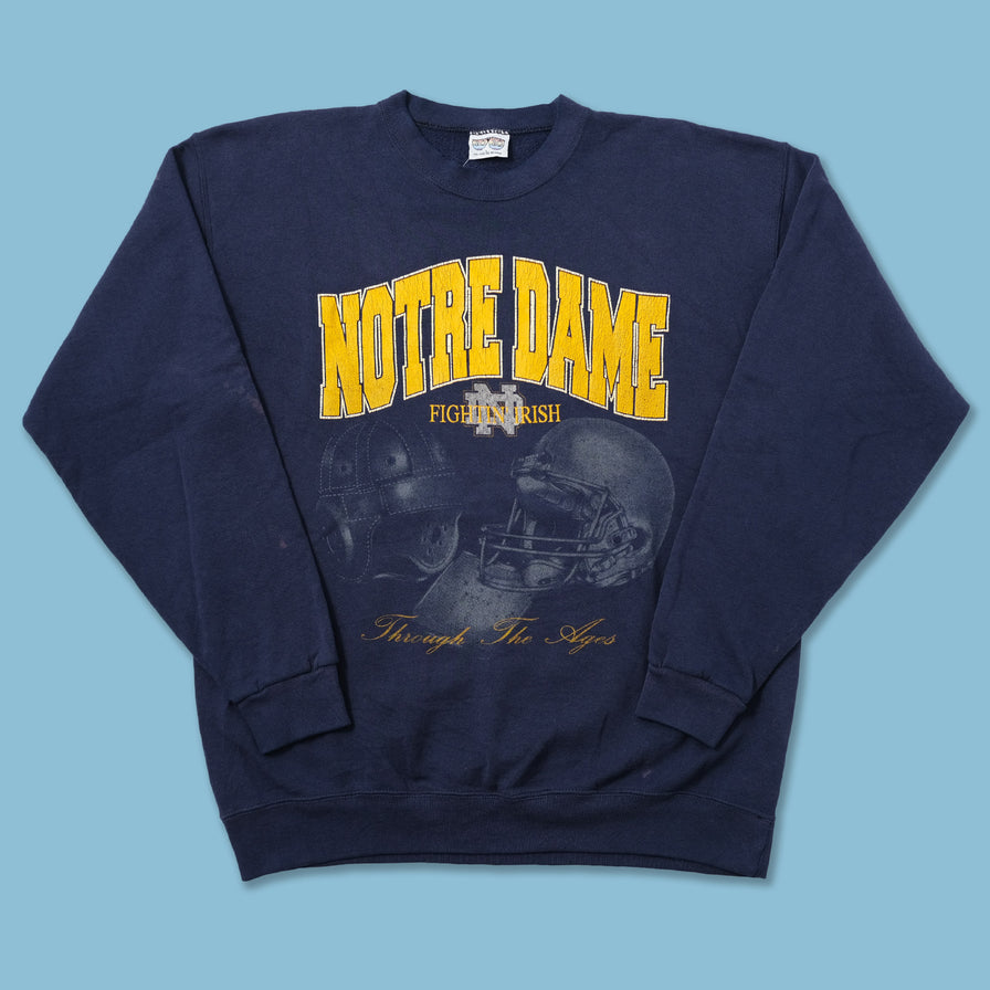 Vintage Notre Dame Sweater Large - Double Double Vintage
