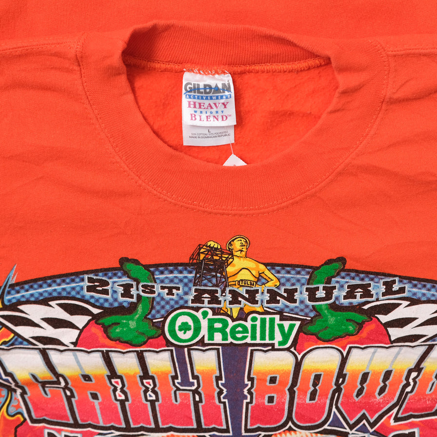 Chilli Bowl Racing Sweater Large - Double Double Vintage