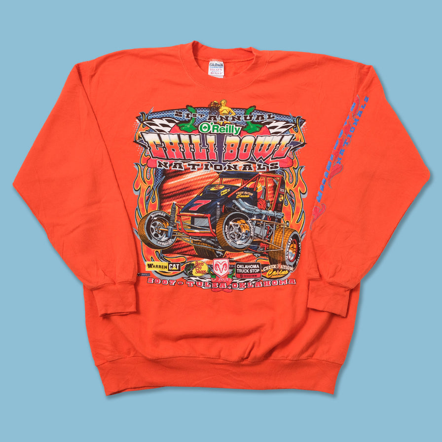 Chilli Bowl Racing Sweater Large - Double Double Vintage