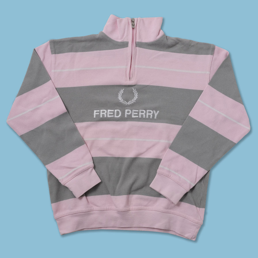 Vintage Fred Perry Women’s Q-Zip Sweater XSmall - Double Double Vintage