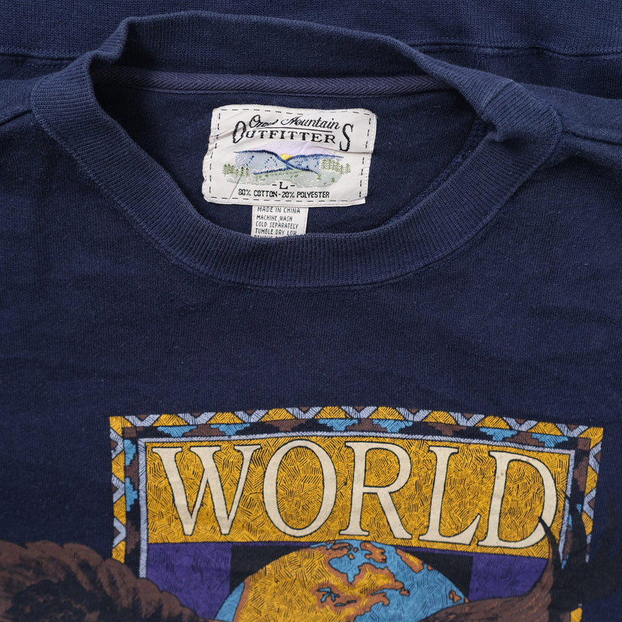 Vintage Bald Eagle Sweater Large - Double Double Vintage