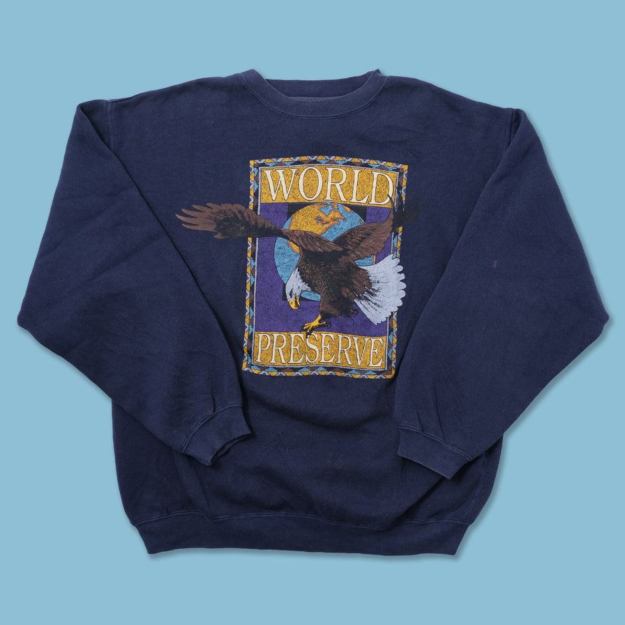 Vintage Bald Eagle Sweater Large - Double Double Vintage