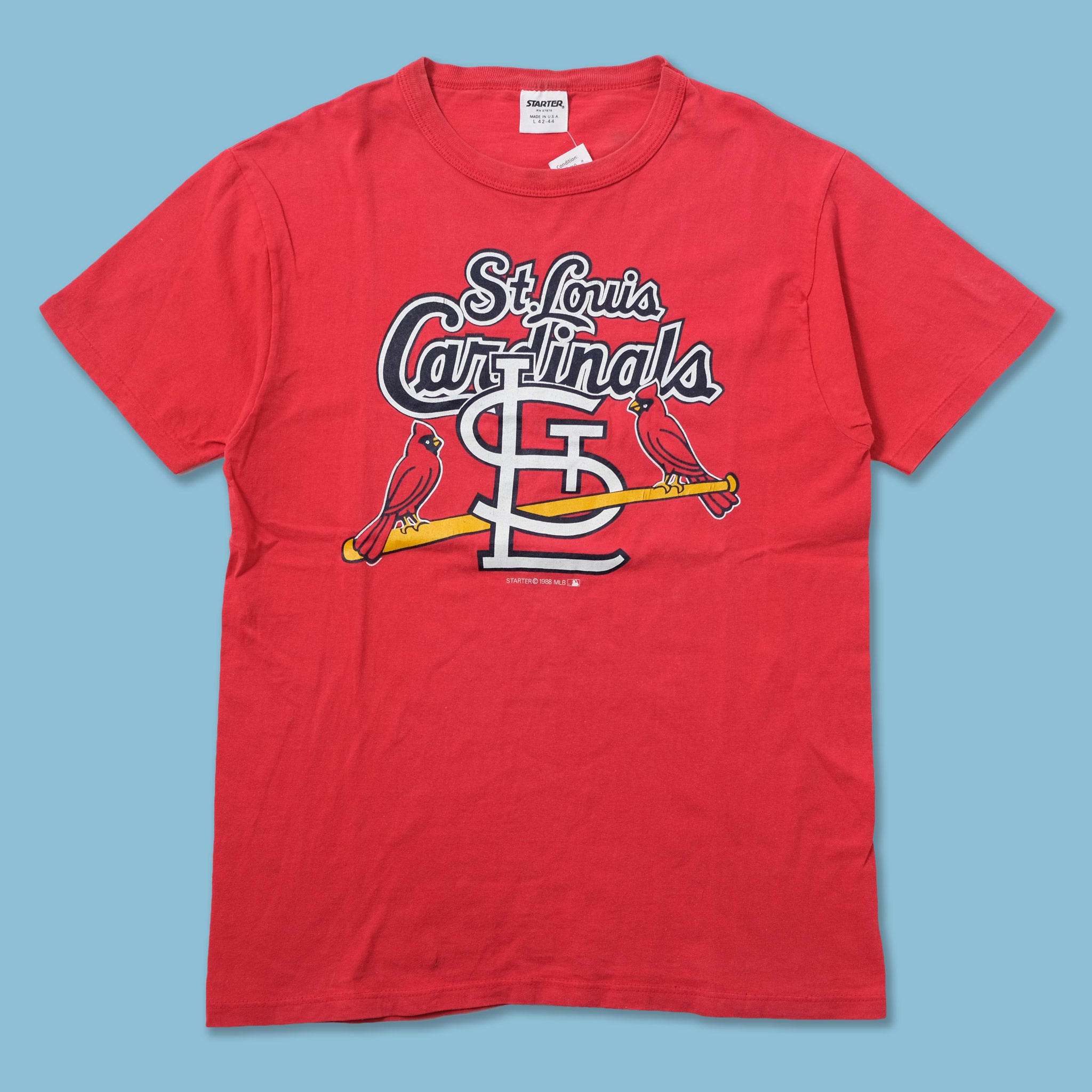 Vintage St Louis Cardinals 88 MLB Starter T-shirt 