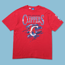 adidas Los Angeles Clippers T-Shirt Large - Double Double Vintage