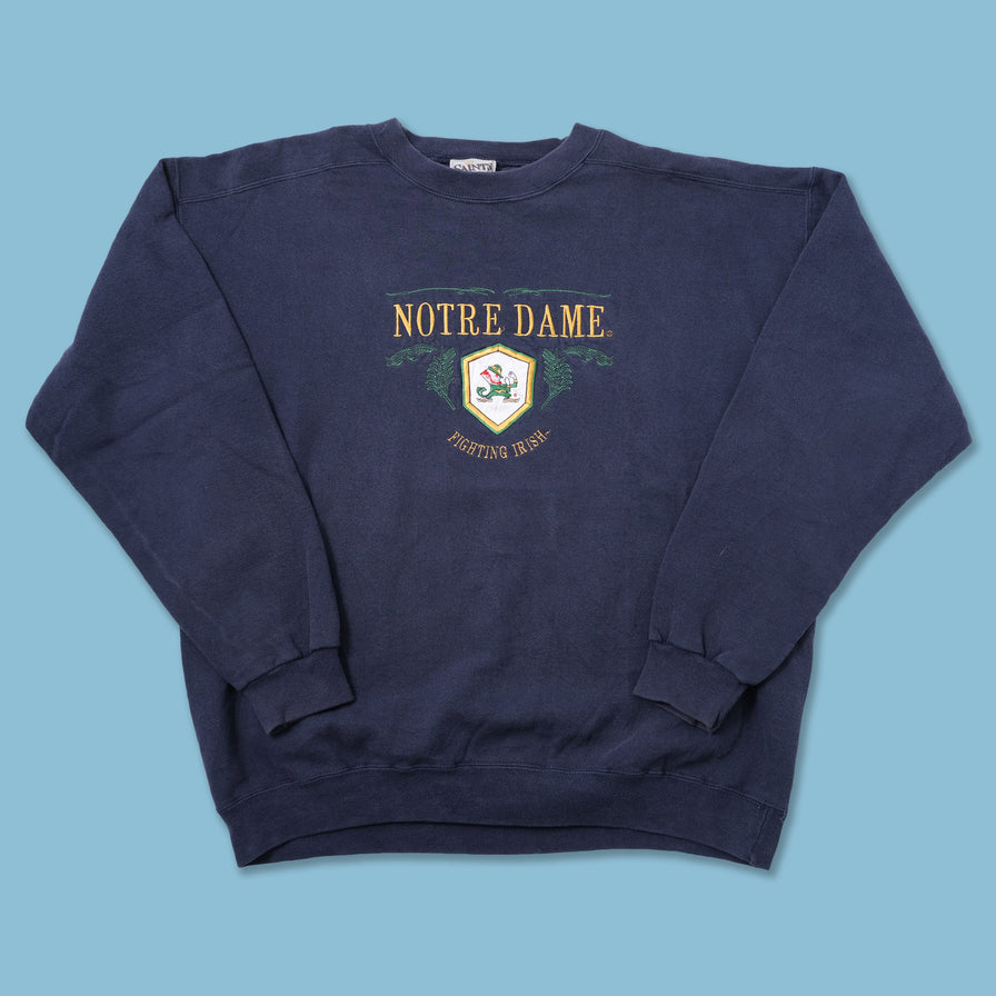 Vintage Notre Dame Sweater XLarge / XXL - Double Double Vintage