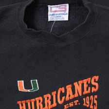 Vintage Miami Hurricanes Sweater Large - Double Double Vintage