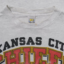 Vintage 1990 Chiefs T-Shirt Large - Double Double Vintage