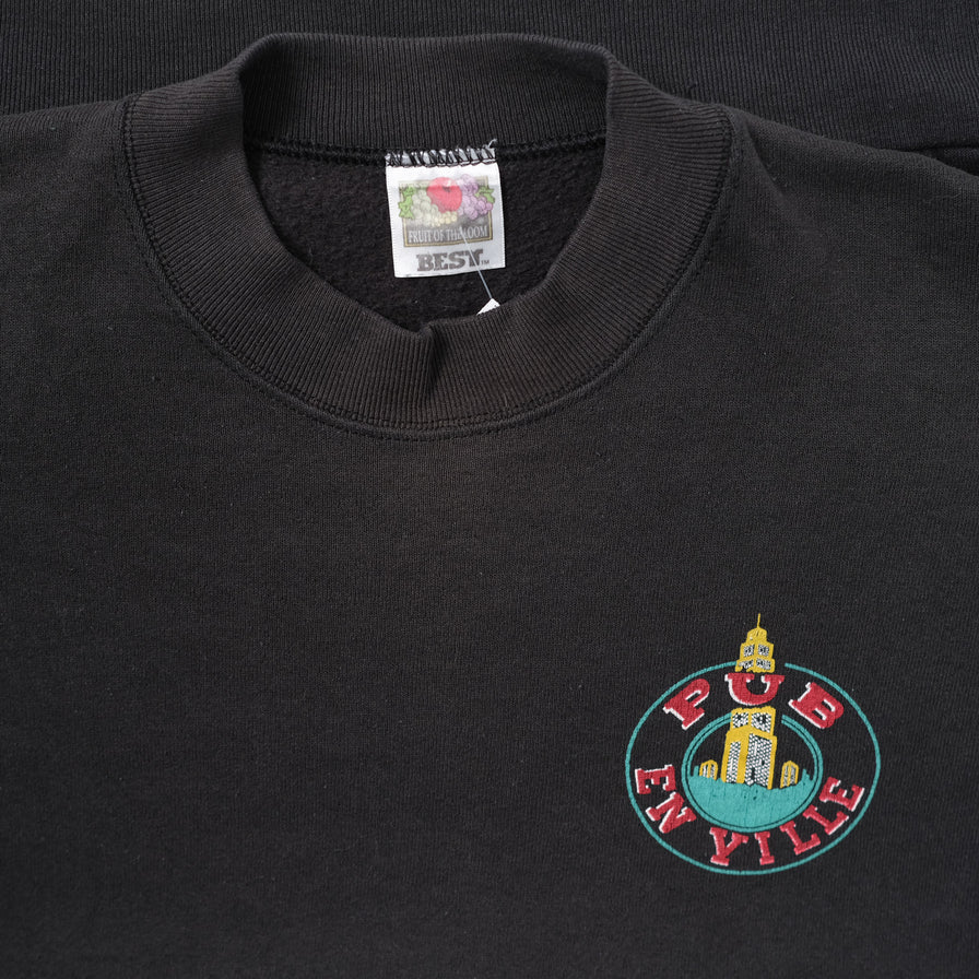 Vintage Pub En Ville Sweater Large - Double Double Vintage