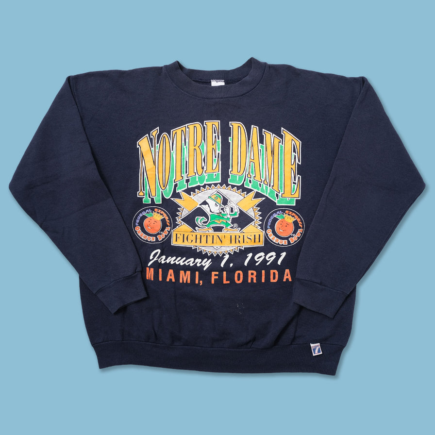 Vintage 1991 Notre Dame Sweater Large / XLarge - Double Double Vintage
