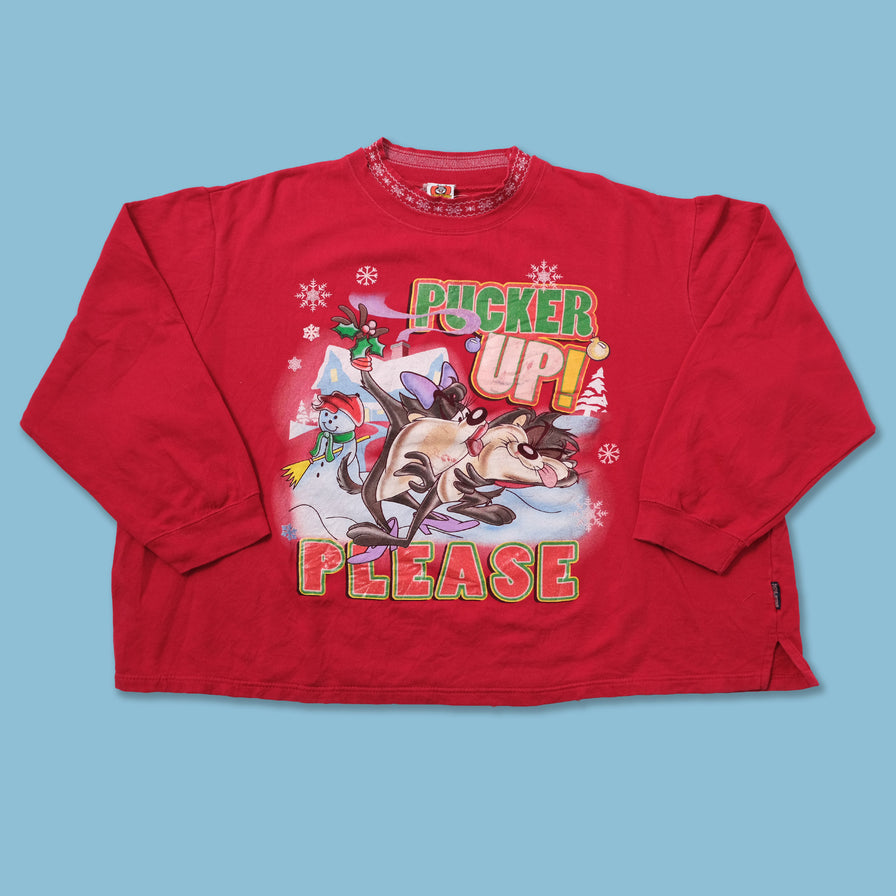 Vintage Taz Women's Sweater Large - Double Double Vintage