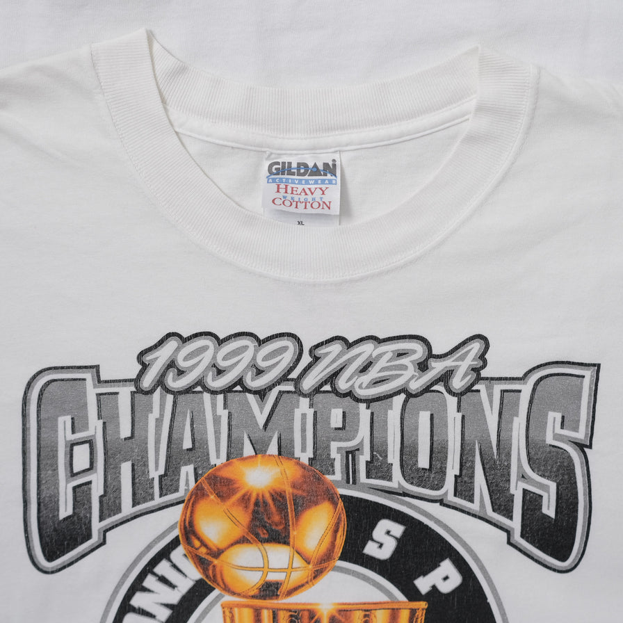 Vintage 1999 San Antonio Spurs T-Shirt XLarge - Double Double Vintage