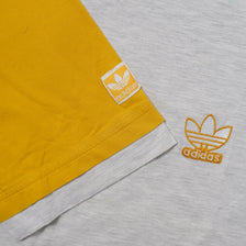 Vintage adidas V-Neck T-Shirt Large - Double Double Vintage