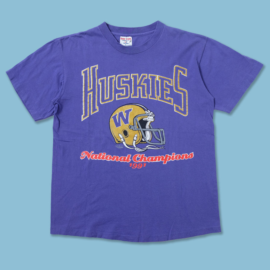 Vintage 1991 Huskies T-Shirt Medium - Double Double Vintage