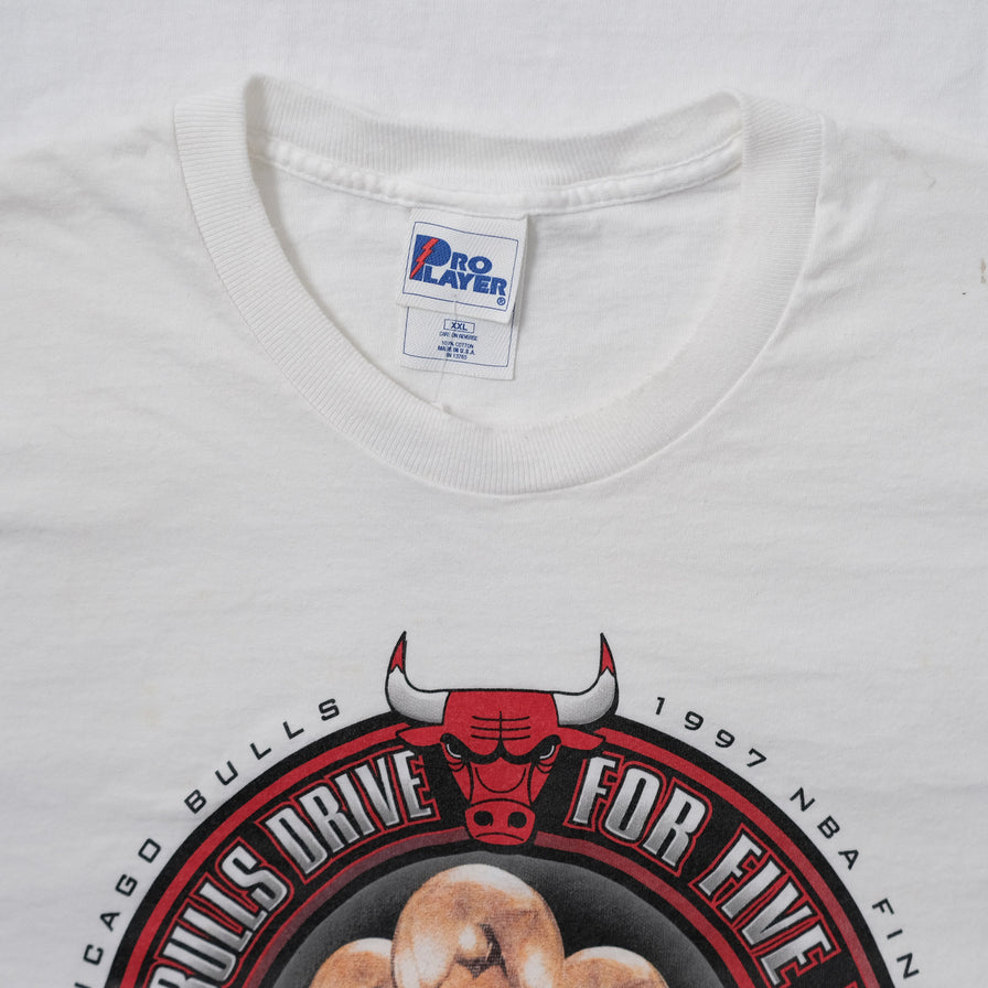 Vintage 1997 Chicago Bulls T-Shirt XLarge - Double Double Vintage
