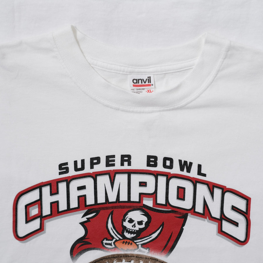 2003 Tampa Bay Bucaneers T-Shirt Large - Double Double Vintage
