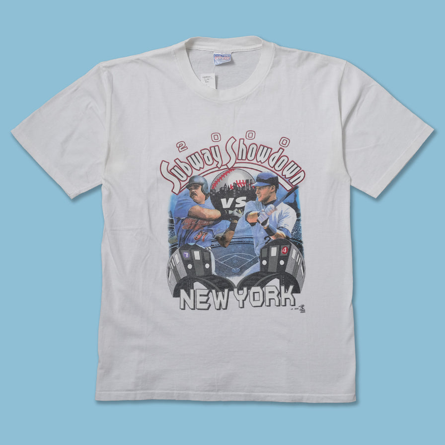 Vintage 2000 Subway Series T-Shirt Large - Double Double Vintage