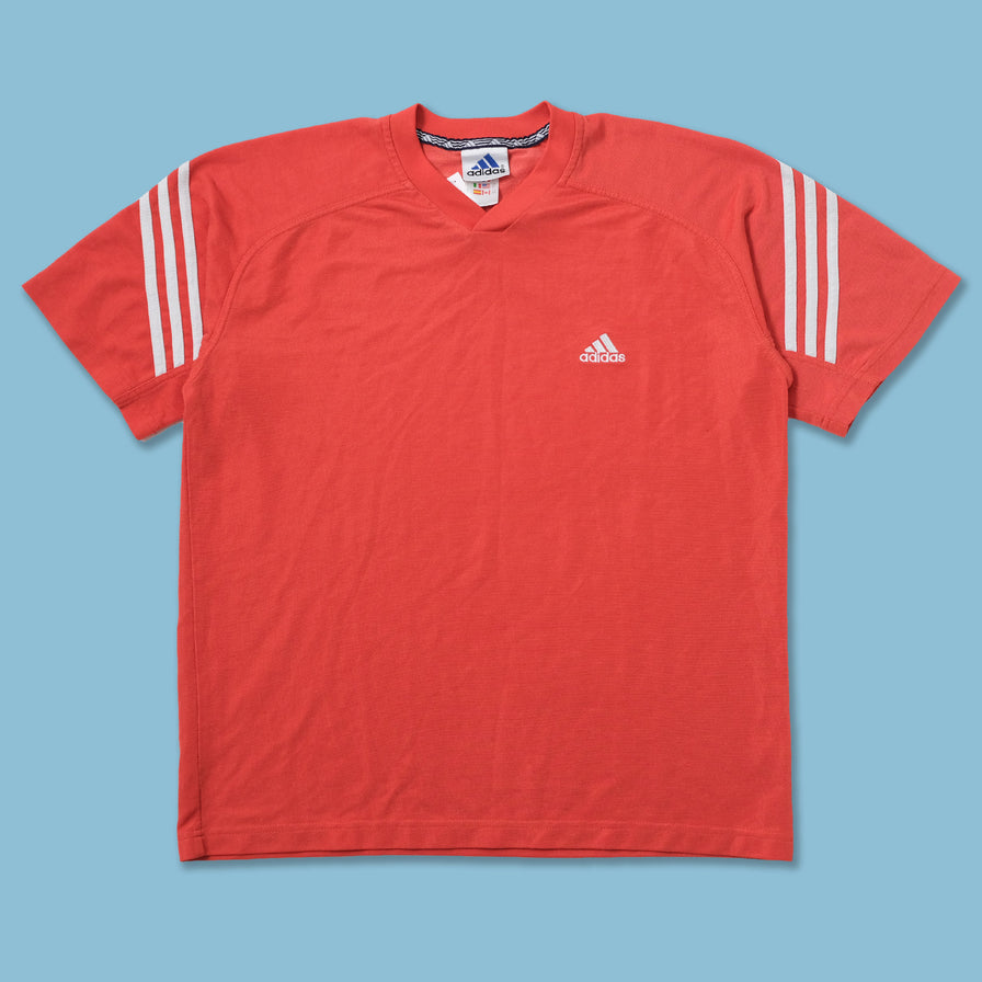 Vintage adidas V-Neck T-Shirt Small / Medium - Double Double Vintage