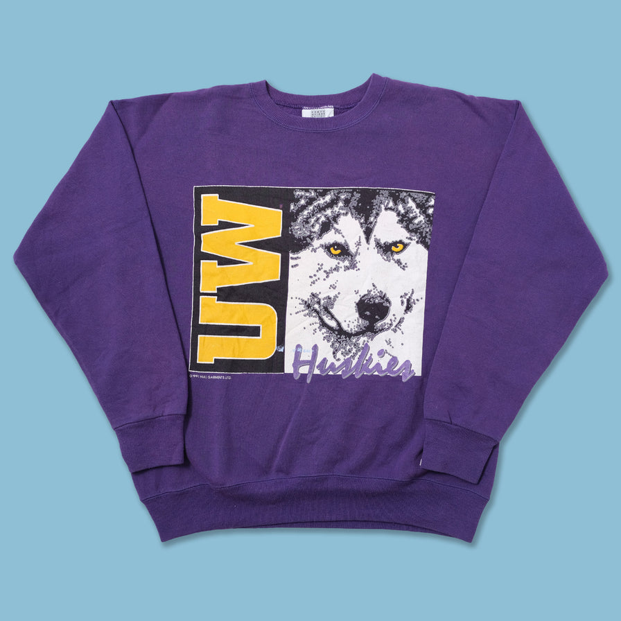 Vintage 1991 Huskies Sweater XLarge - Double Double Vintage