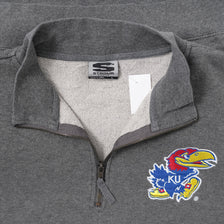 Vintage Kansas Q-Zip Sweater Large - Double Double Vintage