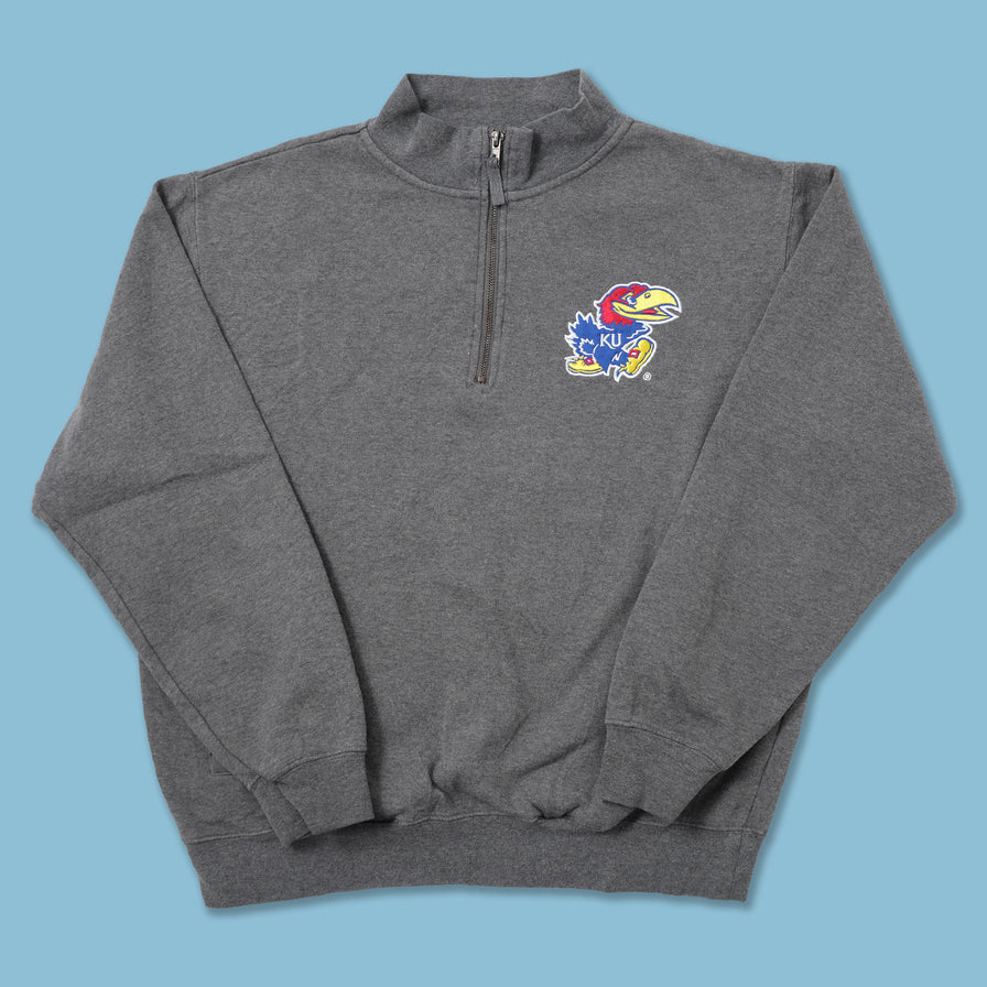 Vintage Kansas Q-Zip Sweater Large - Double Double Vintage
