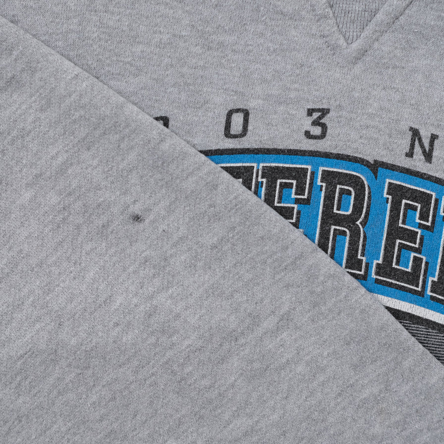 2003 Reebok Panthers Sweater XLarge / XXLarge - Double Double Vintage