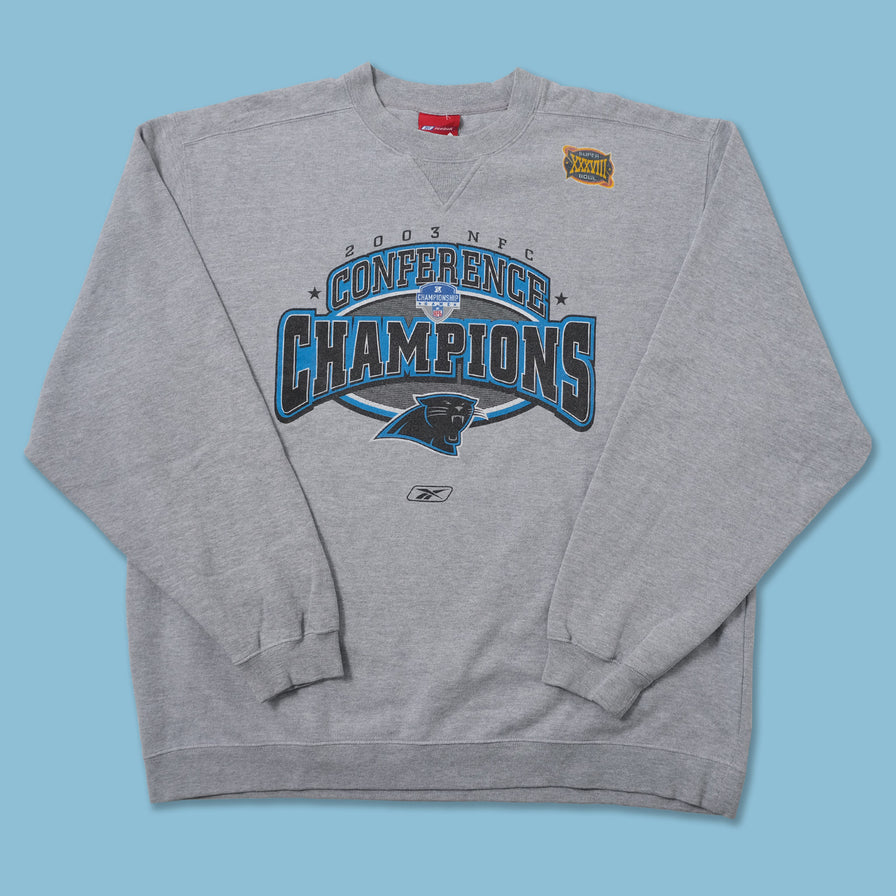 2003 Reebok Panthers Sweater XLarge / XXLarge - Double Double Vintage