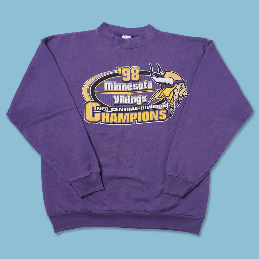 Vintage 1998 Vikings Sweater Large - Double Double Vintage