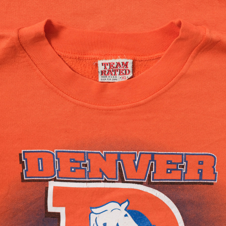 Vintage Broncos Sweater XLarge - Double Double Vintage