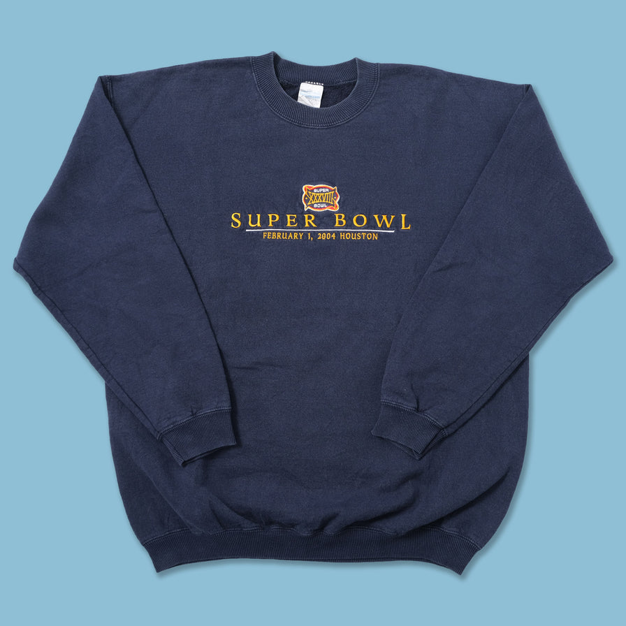 2004 Super Bowl Sweater Large - Double Double Vintage